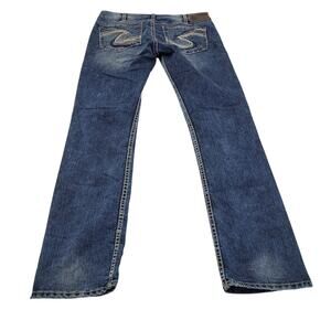 Silver Berkley jeans straight leg low rise Y2k 30x32